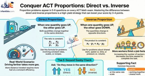 Ratios and Proportions: Solving Direct and Inverse Proportion Problems | ACT Math Guide