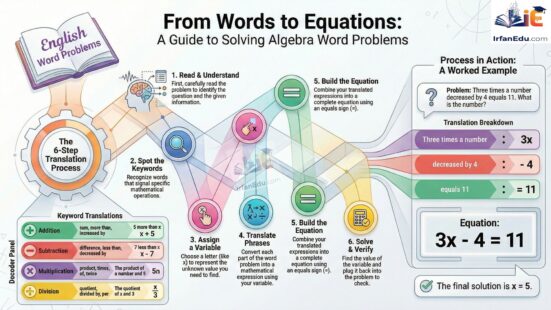 Word Problems into Algebraic Equations | ACT Math Guide
